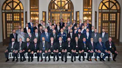 2019 Award Winner Group Photo: Front row (L to R): Frank Kloiber, Walt Rundell, Tyler Moquin, Jerry Campbell, Michael Flud, Dave Massey, Jason Jackson, Zach Ward, Steve Baker, Brad Cadwell, Tim Stone, Eddie Creel, Dwayne Dodson. 2nd Row (L to R): Scott Murphy, Darin Stalker, Jerry Holcom, Scott Detwiler, Norm Kranz, Bill Hurrelbrink, TSgt Ezra Goldtooth, Chuck Haddad, Jeff Fullen, Brandon Pinette, TJ Anderson, Jake Sorenson. 3rd Row (L to R): Chris Jost, Adam Erickson, Jerid Friese, Jeff Wachter, Bill Dallas, Chris Doyle, Tim Creech, Steve Eastman. 4th Row (L to R): Chris Corzatte, Craig Raider, Dave Newman, Cameron Campbell, Raul Villalobos, Jeremy Pennington, Andres Solis, David Alspaugh, Greg Weigart. Top Row (L to R): Jon Kisby, Marvin Rogers, David Knox, Matt Klebeck, Grayson Wilkes, Kevin Fisher, Tom Witbeck, John Peschke, Jim Raub, Dale Henry. Not pictured: Doug Bernitt.
