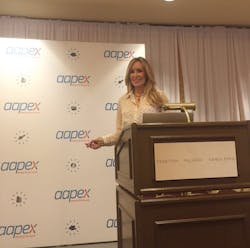 Alex Parker, of Redline Detection, announces Redline's 2020 Vision for Technicians during AAPEX. Alex Parker, of Redline Detection, announces Redline's 2020 Vision for Technicians during AAPEX.