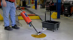 The AirVAC is an air-operated, handheld wet vacuum designed to pick up a variety of shop substances, from heavyweight gear oil to antifreeze.