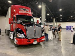 The trucks and drivers in NACFE's Run on Less Regional, a freight efficiency demonstration, hit an average 8.3 miles per gallon for the three-week event, a significant improvement over the national average of 6.0 miles per gallon. The trucks and drivers in NACFE's Run on Less Regional, a freight efficiency demonstration, hit an average 8.3 miles per gallon for the three-week event, a significant improvement over the national average of 6.0 miles per gallon.