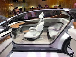 Audi&apos;s AI:ME autonomous concept car.