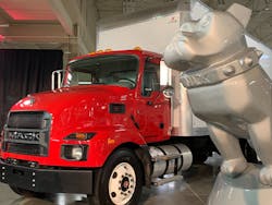 Mack Trucks reenters the medium duty commercial vehicle market with the unveiling of its new MD Series Class 6 and 7 medium duty truck line. Mack Trucks reenters the medium duty commercial vehicle market with the unveiling of its new MD Series Class 6 and 7 medium duty truck line.