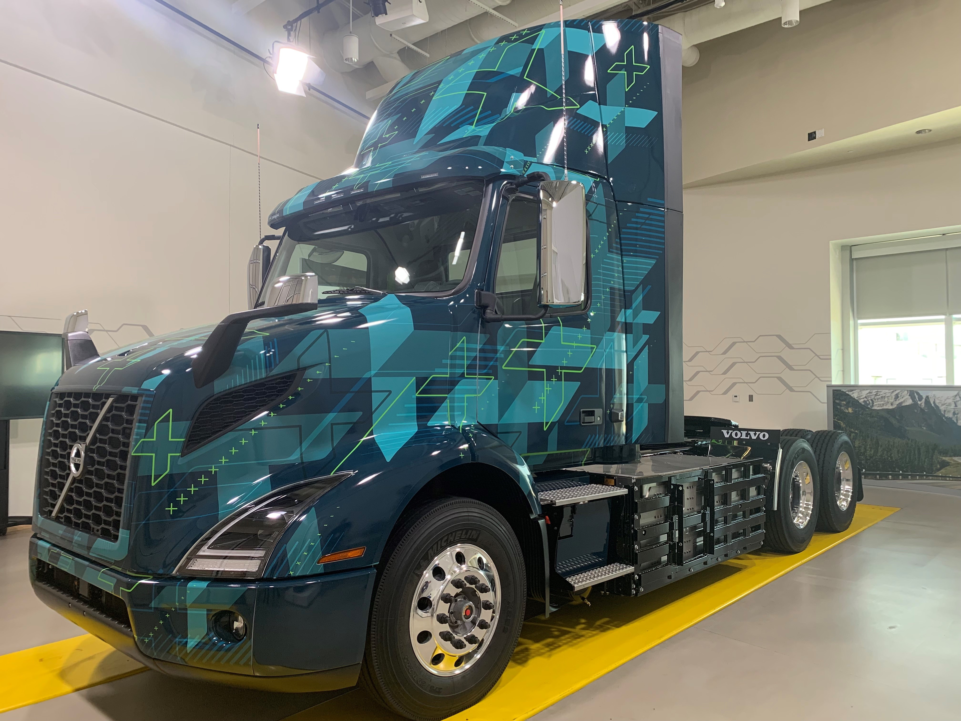 The Volvo eVNR, planned for an official launch in February 2020.