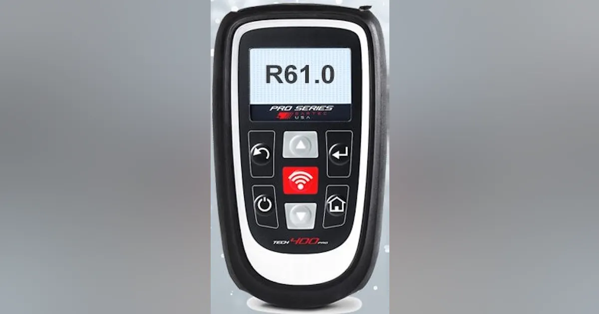 Tech400sd TPMS Software Release 61 | Fleet Maintenance