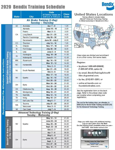Bendix expanding in-person technical training sessions for 2020 | Fleet ...