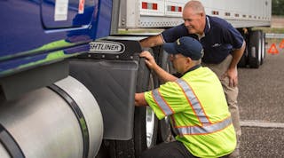 Fleets should check for irregular tire wear at each position, particularly for trailer tires as vibrations are not typically felt within the cab.