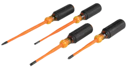 Slim-Tip Insulated Screwdrivers 4-Piece Set, No. 33734INS