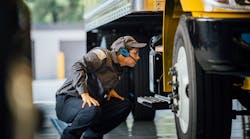 Penske started utilizing a voice-directed preventive maintenance process in 2017, which vocally guides a technician through the inspection process. The process is designed to improve inspection accuracy and consistency while eliminating paperwork. Since it is handsfree, it also improves technician safety.