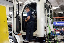 With full-service leases, the lessor provides all service and maintenance to the trucks, including preventive and unscheduled maintenance. With full-service leases, the lessor provides all service and maintenance to the trucks, including preventive and unscheduled maintenance.
