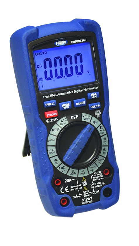 Premium Automotive DMM with Rapid Auto Range & Dual Impedance, No. CBPDM300 Fleet Maintenance