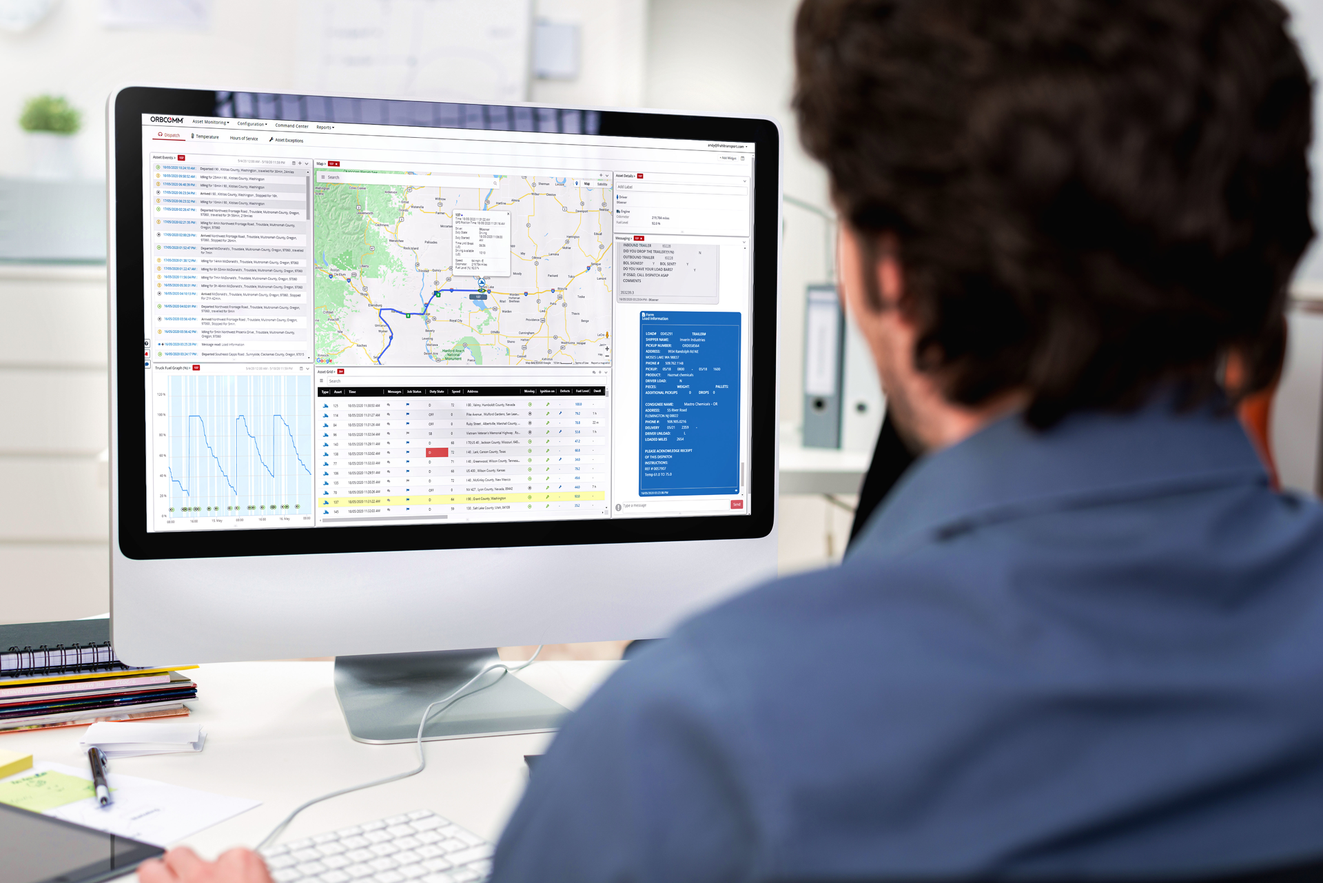 Orbcomm Platform Dispatch Back Office
