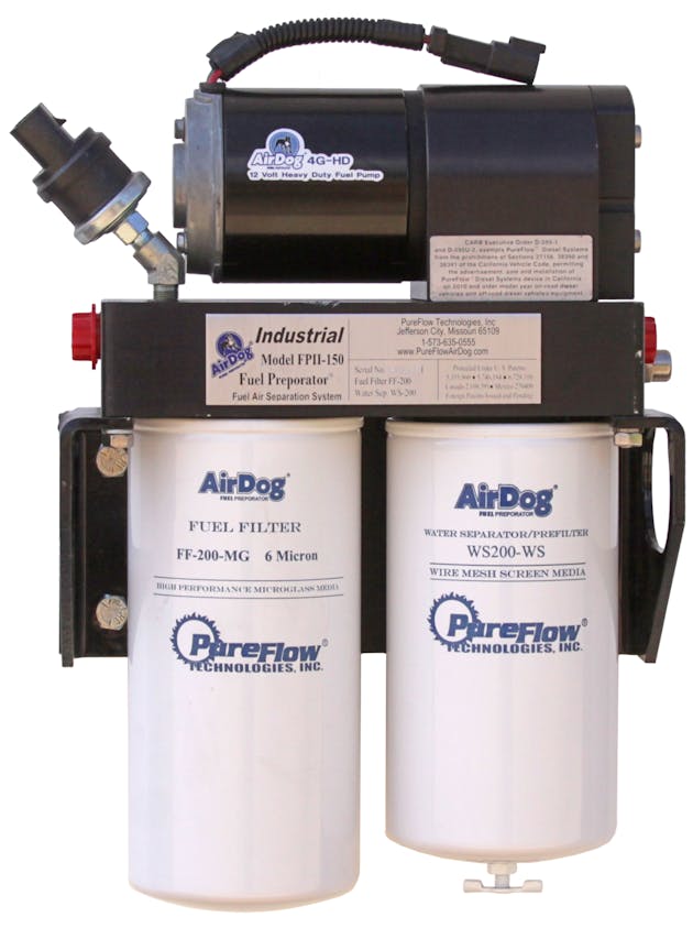 AirDog Heavy Duty Diesel Fuel System Fleet Maintenance