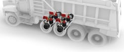Steerable lift axles enable a vehicle to maintain proper load distribution and remain in compliance.