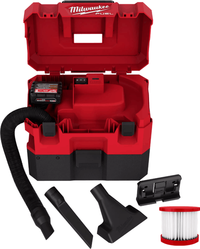 M12 FUEL 1.6 Gallon Wet/Dry Vacuum, No. 096021 Fleet Maintenance