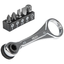 Electrician’s Mini Ratchet Set, 5-Piece, No 65200 Electrician’s Mini Ratchet Set, 5-Piece, No 65200