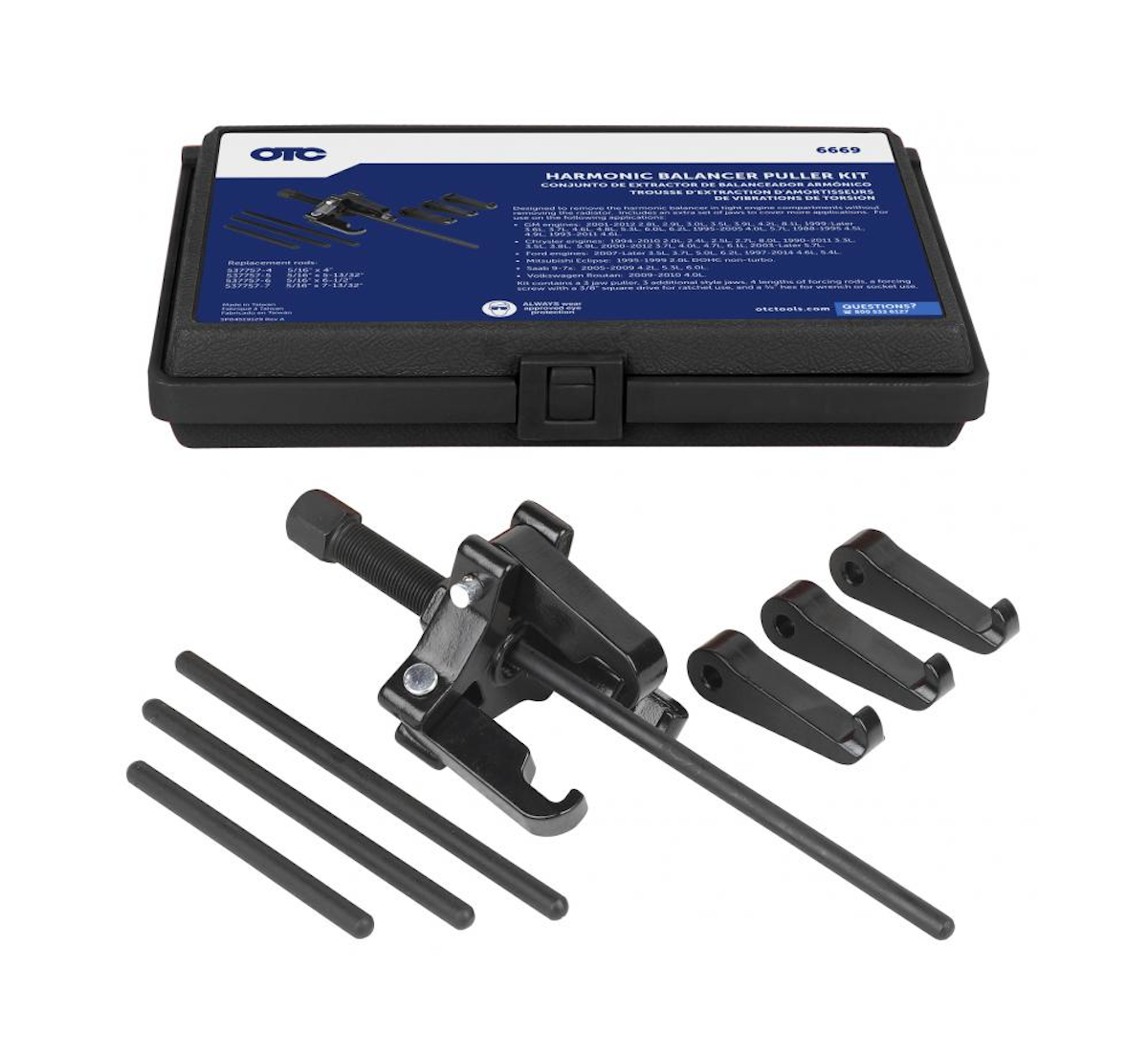 Harmonic Balancer Puller Kit, No. 6669 From OTC, Bosch Automotive