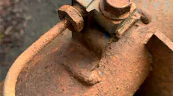 Rusted brake lines can be problematic when replacing them.