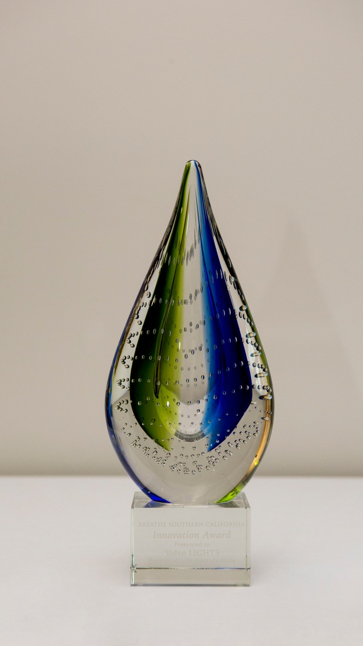 The BREATHE Southern California 2020 Innovation Award was given to the Volvo LIGHTS project team during the virtual Breath of Life Gala on September 24.