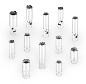 12 pc Spark Plug Socket Set Fleet Maintenance