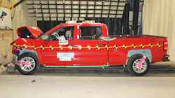 The 2014 Chevrolet Silverado received a five-star overall crash test rating from NHTSA. The 2014 Chevrolet Silverado received a five-star overall crash test rating from NHTSA.