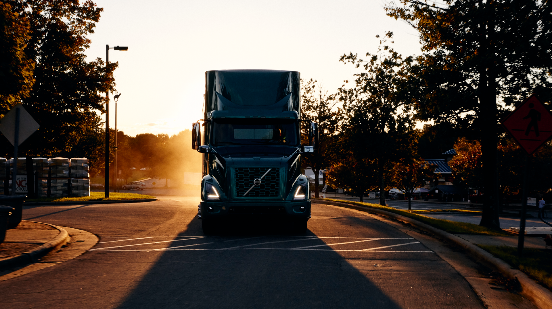 Volvo Vnr Electric Teaser Shot On The Road