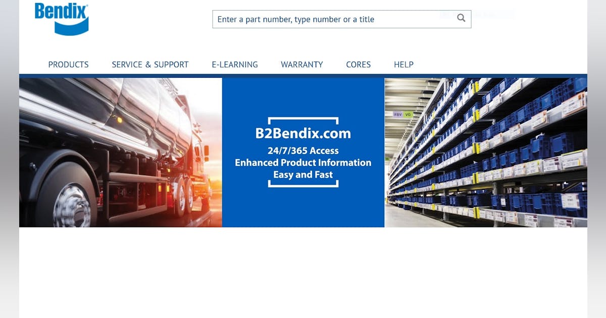 Bendix launches ecommerce website | Fleet Maintenance