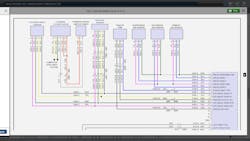 An example of the Mitchell 1 TruckSeries interactive wiring diagram for a 2016 Peterbilt 587's anti-lock brakes circuit. An example of the Mitchell 1 TruckSeries interactive wiring diagram for a 2016 Peterbilt 587's anti-lock brakes circuit.
