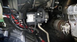 An auxiliary coolant heater is typically mounted in the engine compartment to be integrated into the truck&rsquo;s coolant system. It draws coolant into a heat exchanger where it is warmed up and pumped back to the engine.