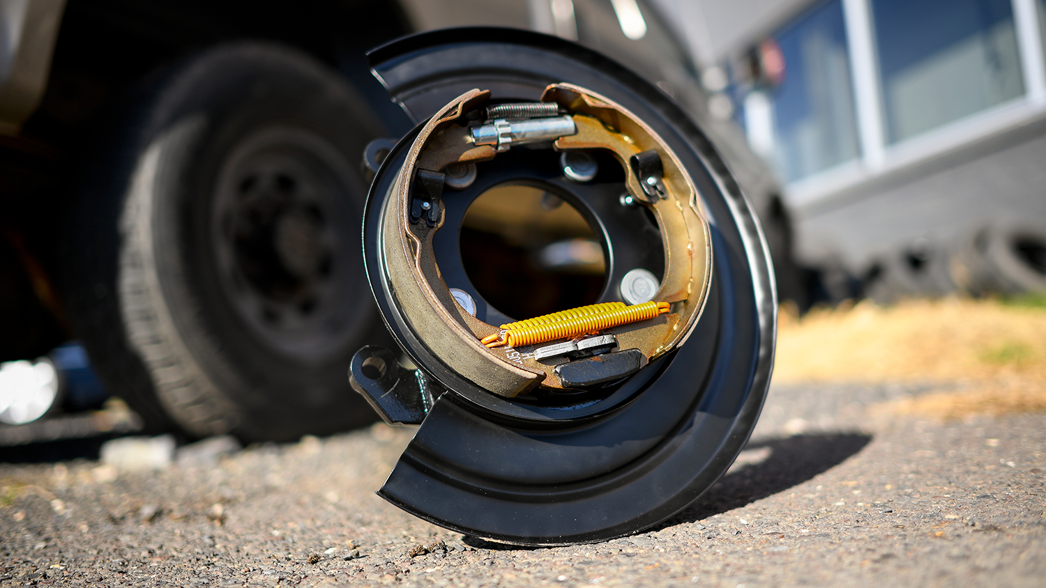 Loaded Backing Plate Inuse