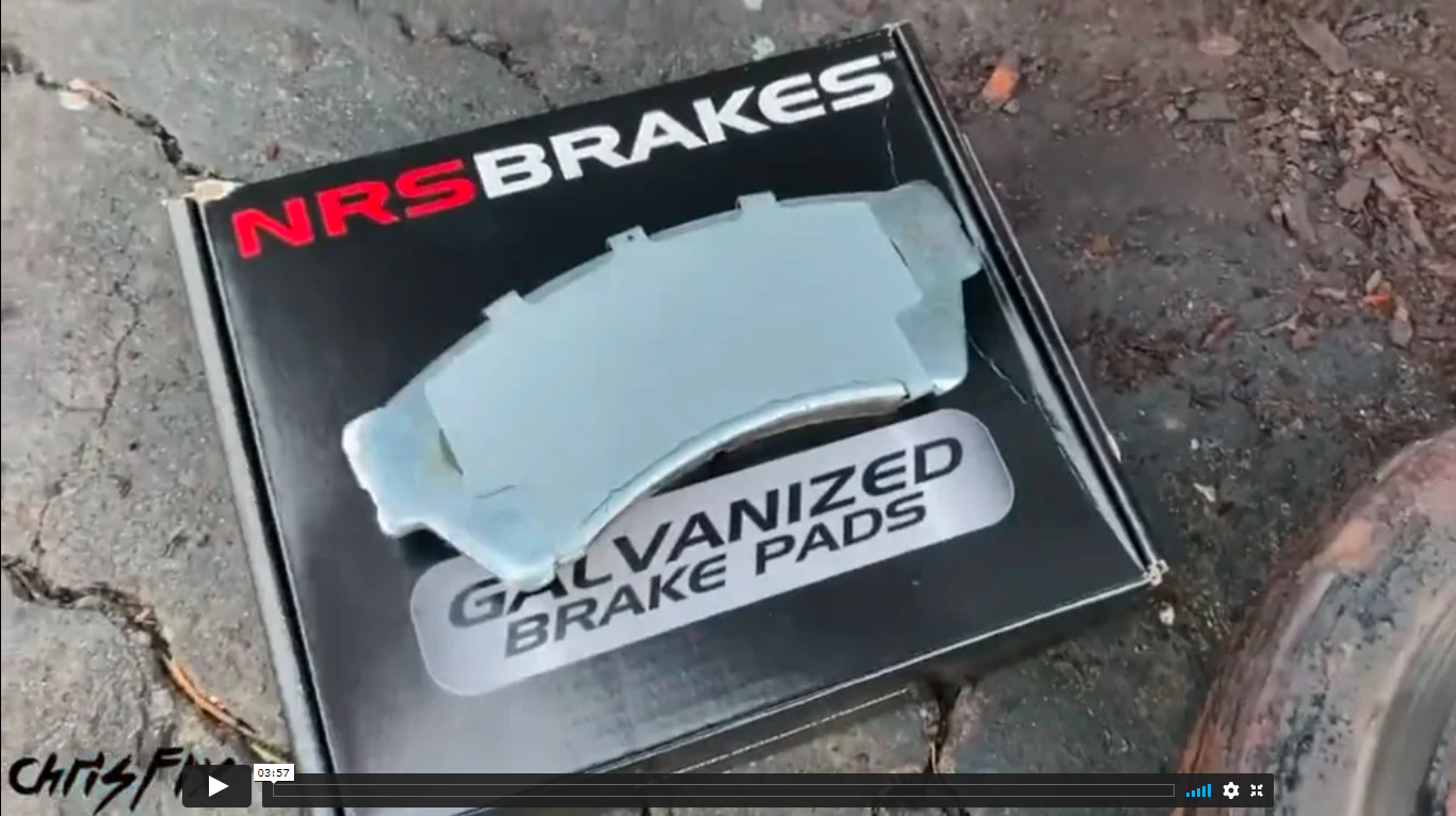 VIDEO Brake pad replacement with ChrisFix and NRS Brakes Fleet