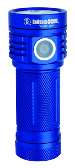 Cornwell Blue Ion Recharg Flashlight 6010832028656 Cornwell Blue Ion Recharg Flashlight 6010832028656