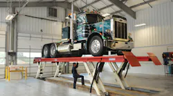 A shop needing to perform quick oil changes can benefit from a lift they can drive a vehicle on and off of easily, such as a platform lift.