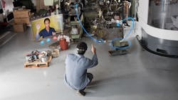 The Microsoft HoloLens is a mixed reality device that allows the user to interface with a remote expert, who can augment the wearer's environment with digital graphics to augment their understanding of complex tasks. The Microsoft HoloLens is a mixed reality device that allows the user to interface with a remote expert, who can augment the wearer's environment with digital graphics to augment their understanding of complex tasks.