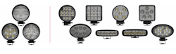 (L) 81 Series work, flood, and spot lamps; (R) Signal-Stat work, flood, and spot lamps (L) 81 Series work, flood, and spot lamps; (R) Signal-Stat work, flood, and spot lamps
