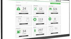 With its new dashboard, TripVision Uptime provides a high-level overview of issues affecting the health, safety, or performance status of fleet vehicles.