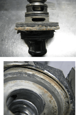 Air dryer purge valve corrosion
