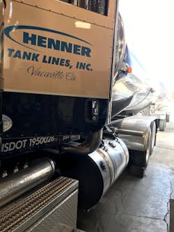 The new 12,000-sq. ft. facility has a pull-through express lane for inspections and regular service, four half bays for repairs, an 80-ft drive-through wash bay, and areas dedicated to parts, offices, and staff space. The new 12,000-sq. ft. facility has a pull-through express lane for inspections and regular service, four half bays for repairs, an 80-ft drive-through wash bay, and areas dedicated to parts, offices, and staff space.