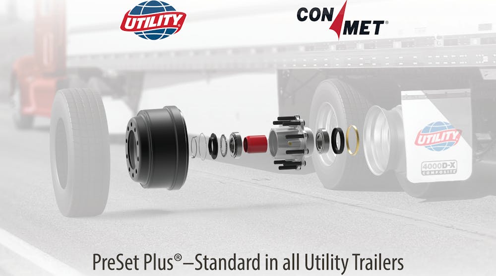 Utility announces ConMet Preset Plus as standard on all trailers