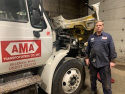 Bill Loyd, fleet manager for AMA Transportation, brings decades of experience and a passion for getting the job done correctly as well.