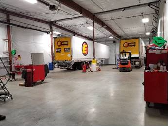 Diagnostic tools in use across all Estes shops include truck and engine manufacturer and Noregon JPRO software to read fault codes and provide component information.