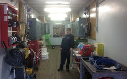 “We try not to outsource more than 10 percent of our service work so all of our vehicles are assigned to a company shop,” said Michael Palmer, VP of fleet services. “We try not to outsource more than 10 percent of our service work so all of our vehicles are assigned to a company shop,” said Michael Palmer, VP of fleet services.