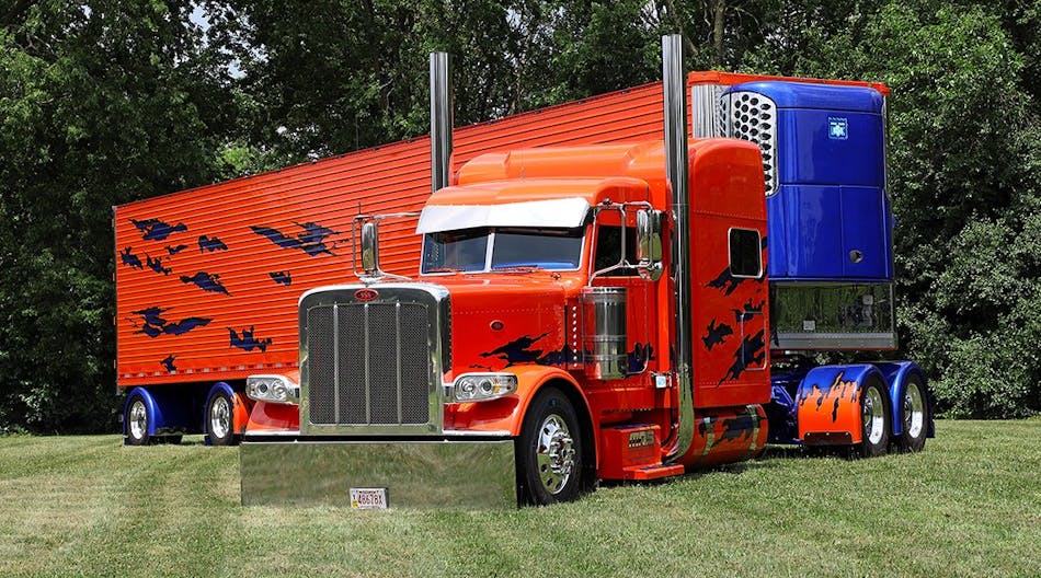 2016 Peterbilt 389 of Brian Dreher who won Best of Show at the virtual contest held in 2020.