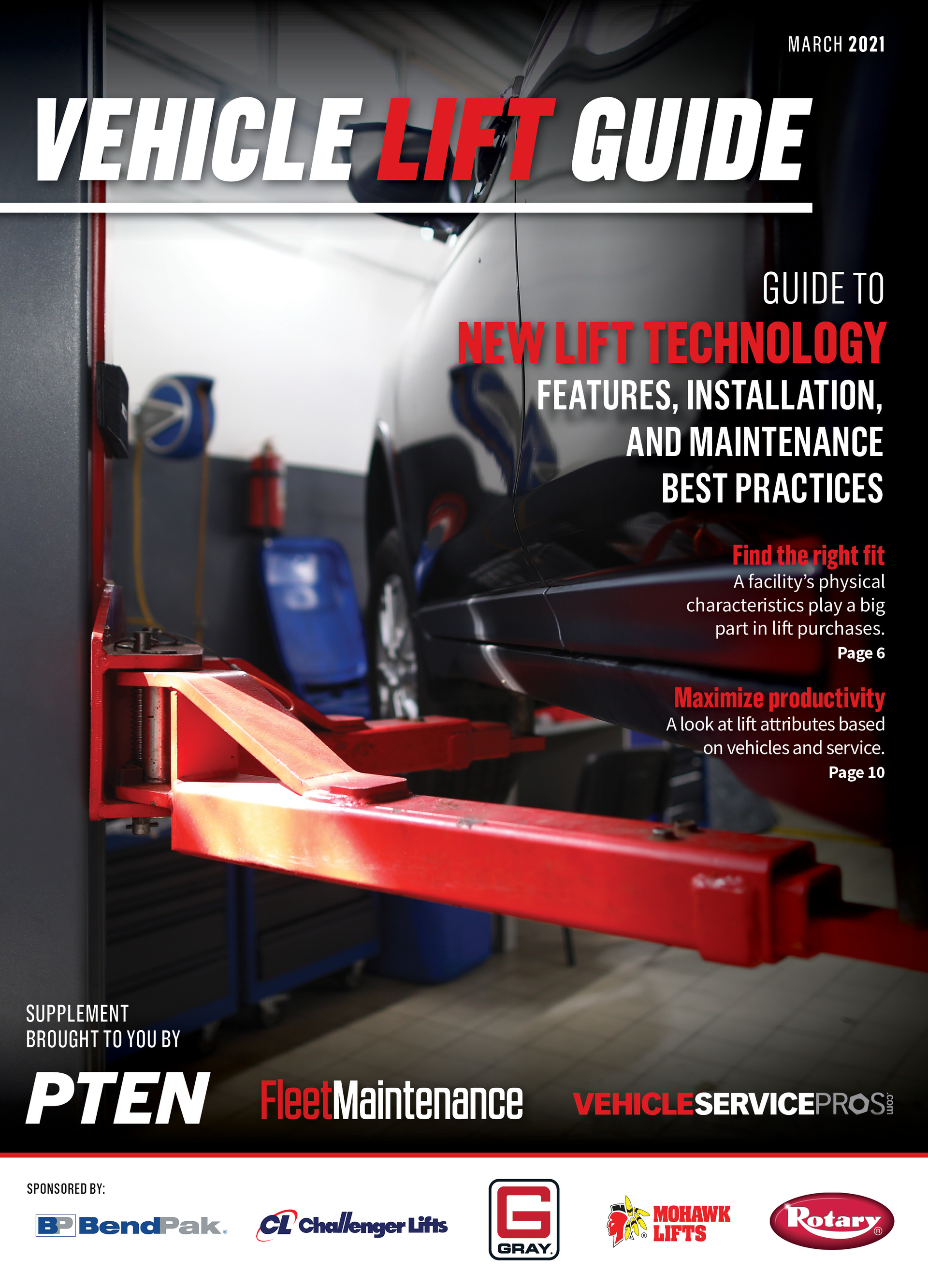 Vehicle Lift Guide - March 2021 cover image