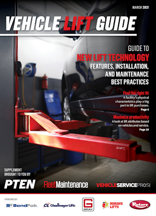 Vehicle Lift Guide - March 2021 cover image