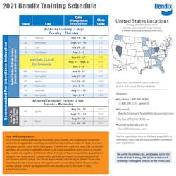 Bendix Training Schedule 21 Bendix Training Schedule 21