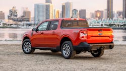 The Ford Maverick is also available with a 2L EcoBoost engine The Lariat model is pictured. The Ford Maverick is also available with a 2L EcoBoost engine The Lariat model is pictured.