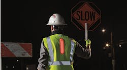 mobile maintenance staff should have lighted and reflective vests for proper visibility during roadside service.