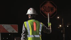 mobile maintenance staff should have lighted and reflective vests for proper visibility during roadside service. mobile maintenance staff should have lighted and reflective vests for proper visibility during roadside service.
