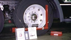 The MD Alignment QCT system reportedly allows a technician to conduct a 10-minute alignment check on any truck. It consists of two hard-metal laser bar instruments and two high-readability laser targets. Rather than rely on expensive computers, this alignment system relies on analog targets and a technician’s eyesight. The MD Alignment QCT system reportedly allows a technician to conduct a 10-minute alignment check on any truck. It consists of two hard-metal laser bar instruments and two high-readability laser targets. Rather than rely on expensive computers, this alignment system relies on analog targets and a technician’s eyesight.