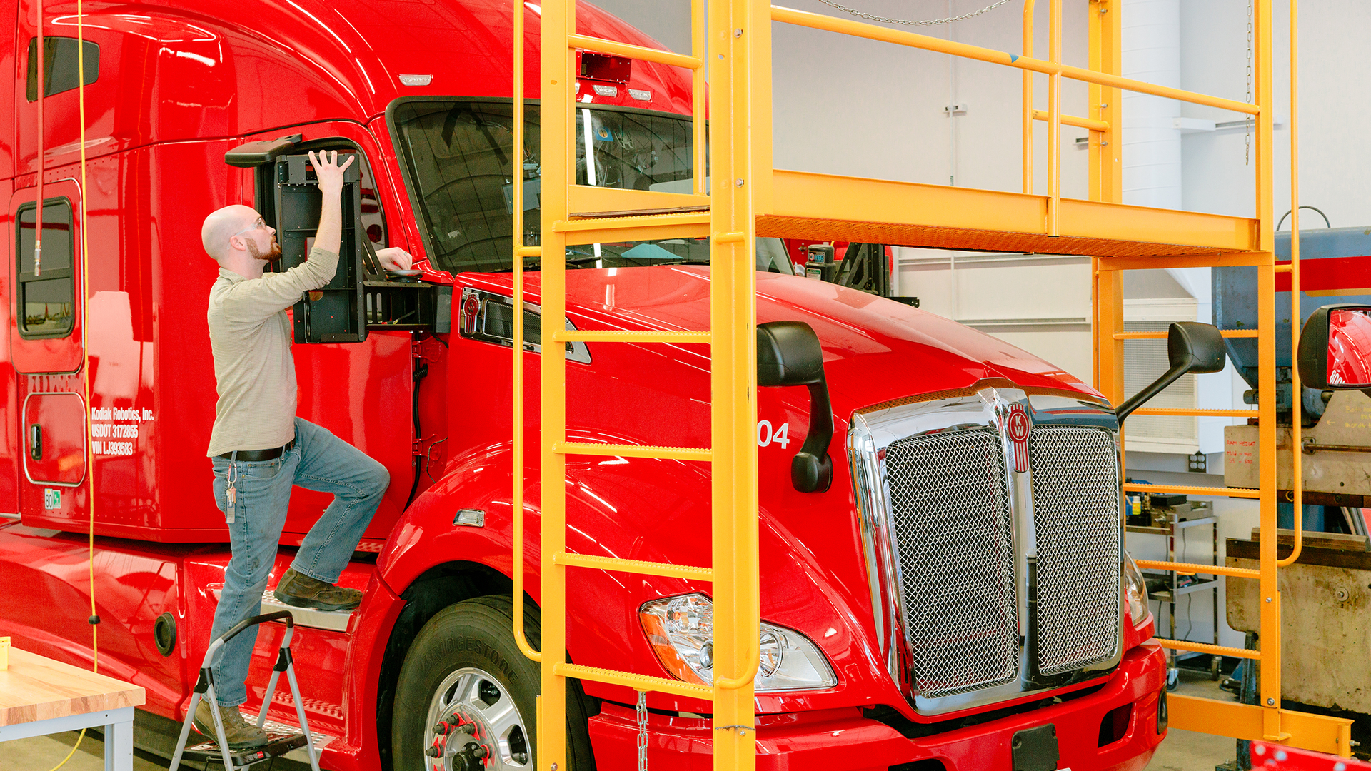 The wear and tear per mile will probably be less for AVs than on a traditional truck, but AVs will probably need to be maintained more frequently given how many hours a day they can spend on the road.